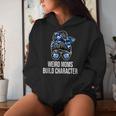 Mother's Day Quote Idea Weird Moms Build Character Women Hoodie Gifts for Her