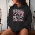 Grandma Of The Birthday Cow Girl Rodeo Cowgirl Birthday Women Hoodie Gifts for Her