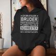 Ich Bin Stolzer Bruder Einer Wundervollen Liebe Schwester Kapuzenpullover für Damen Geschenke für Sie