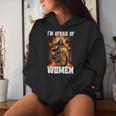 I'm Afraid Of Cringe Skeleton Sudadera con capucha para mujer Regalos para ella