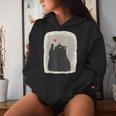Japanese Anime Cute Cat Heart Kawaii Black Cat Heart Girls Women Hoodie Gifts for Her