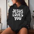 Jesus Christianity Christ Cross Cross Kapuzenpullover für Damen Geschenke für Sie