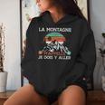 La Montagne M'apelle Randonneur Humour Rando Cadeau Montagne Sweat à capuche femme Cadeaux pour elle
