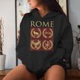 La Historia De Roma La Antigua Roma Sudadera con capucha para mujer Regalos para ella