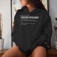 Lactose Tolerant Fucktose Intolerant Sarcasm Women Women Hoodie Gifts for Her