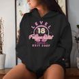 Level 18 Years Girl's Woman Birthday Gamer Girl 2007 Kapuzenpullover für Damen Geschenke für Sie