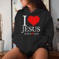 I Love Jesus Jesus Loves You Christian Women Hoodie Gifts for Her