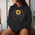 Multiple Sclerosis Awareness Sunflower Ms Warrior Support Sudadera con capucha para mujer Regalos para ella