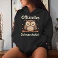 Official Snoring Pyjamas Owl Sleep Kapuzenpullover für Damen Geschenke für Sie