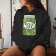 Pickle A Girl Who Loves Pickles Canning Food Quote Kapuzenpullover für Damen Geschenke für Sie