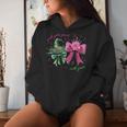 Pink Goes Good With Green Halloween Witch Girl Women Hoodie Gifts for Her