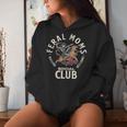 Retro Feral Moms Social Club Sarcastic Saying Mothers Women Hoodie Gifts for Her