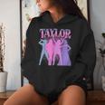 Retro Taylor First Name Personalized Birthday Girl Party Women Hoodie Gifts for Her