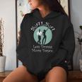 Salsa Is My Cardio Dance Silhouette Moonlight Cuello Sudadera con capucha para mujer Regalos para ella