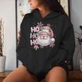 Santa Claus Pink Christmas Holidays Girls Kapuzenpullover für Damen Geschenke für Sie