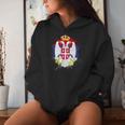 Serbia For Flag Belgrade Zagreb Kapuzenpullover für Damen Geschenke für Sie