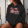 Something About This Feels Right Math Teacher Valentine Day Women Hoodie Gifts for Her