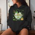 St Patrick's Day Irish Ramen Cats Cute Anime Girls Women Hoodie Gifts for Her