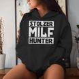 Stolzer Milfhunter Milfs Milf Geile Mama Mother Kapuzenpullover für Damen Geschenke für Sie