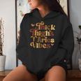 Thick Thighs Aries Vibes Melanin Black Birthday Women Hoodie Gifts for Her