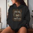 Vintage 1945 80Th Birthday 80 Year Old For Women Sudadera con capucha para mujer Regalos para ella