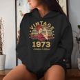 Vintage 1973 Made In 1973 48Th Birthday 48 Years Sudadera con capucha para mujer Regalos para ella