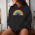 Vintage Rainbow With Beautiful Colourful Colours Love Peace Kapuzenpullover für Damen Geschenke für Sie