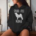 Vintage Shar-Pei Mama Sharpei Mom Dog Owner Mother Women Hoodie Gifts for Her