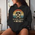 Vintage Wheaten Terrier Mom Dog Lovers Mother's Day Women Hoodie Gifts for Her
