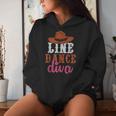 Western Country Line Bailarina Es Niñas Diva Line Dance Sudadera con capucha para mujer Regalos para ella