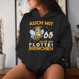 Women's 65Th Birthday With 65 Years Still A Bee Motif Kapuzenpullover für Damen Geschenke für Sie