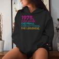 Women's Birthday intage 1975 Woman Myth Legend Kapuzenpullover für Damen Geschenke für Sie