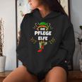 Women's Care Elf Christmas Elf Xmas Kapuzenpullover für Damen Geschenke für Sie