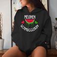 Women's Pregnant Saying Melons Sglerin Kapuzenpullover für Damen Geschenke für Sie