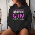 Women's Ich Bin Der Beweis Gin Macht Schön Saufen German Kapuzenpullover für Damen Geschenke für Sie