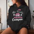 Women's Mir Reichts Ich Geh Camping Caravan Camper With-Neck Kapuzenpullover für Damen Geschenke für Sie