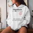 18Th Birthday Party Guest Book Boys Girls Decorative Kapuzenpullover für Damen Geschenke für Sie