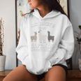 Alpaca And Llamas Mir Reichts Ich Geh Alpacas Stroke Kapuzenpullover für Damen Geschenke für Sie