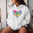 Autism ADHD Mom Awareness Orange Ribbon Support Graphic Tank Top Women's Hoodie Gifts for Her