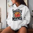 Basketball Mama Coquette Bow Game Day Sports Lover Mom Women Hoodie Gifts for Her