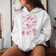 Birthday Girl Groovy Taylor First Name Personalized Heart Women Hoodie Gifts for Her