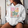 Boho Summer Flower Botanical Nature Lover Floral Wild Flower Kapuzenpullover für Damen Geschenke für Sie