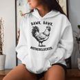 Chicken Bawk Mother Clucker Chicken Mom Chicken Dad Women Hoodie Gifts for Her