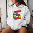 Children's Building Blocks Birthday Boy Girl 6 Years Old Bricks Kapuzenpullover für Damen Geschenke für Sie