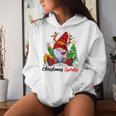 Christmas Spirits Gnome With Wine Family Christmas Women Women's Hoodie Gifts for Her