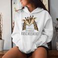 Giraffe Official Cuddly Kapuzenpullover für Damen Geschenke für Sie