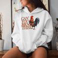 Can You Hendl This Rooster Chicken Giggal Gockel Chicken Farm Kapuzenpullover für Damen Geschenke für Sie