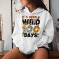 Its Been A Wild 100 Day Of School Animal Boys Girls Students Women Hoodie Gifts for Her