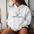Mama Goose Est 2025 Mother's Day New Mama Mommy Mom To Be Women Hoodie Gifts for Her