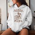 Rodeo Nana Western Cowboy Family Matching Mother's Day Women Hoodie Gifts for Her